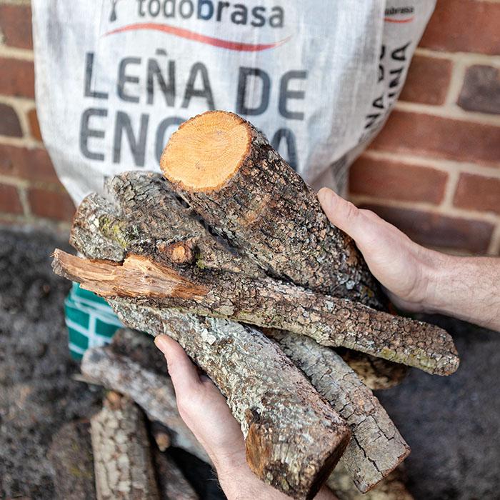 LEÑA DE ENCINA SECA – CALIDAD PREMIUM