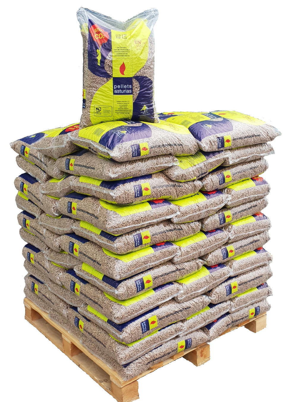 Pellet de madera de alta calidad